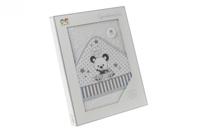 Gamberritos badcape Beertje 100 x 100 cm katoen