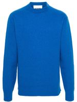 Jil Sander pull en laine à col rond - Bleu