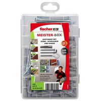 fischer 513894 meister-box met UX-R-pluggen, schroeven, ronde en winkelhaken 118 onderdelen - thumbnail