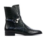 Pertini Dames Enkellaarsjes in Leder (Groen)