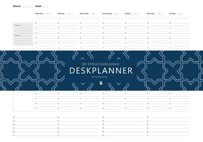 De Structuurjunkie deskplanner De Structuurjunkie deskplanner