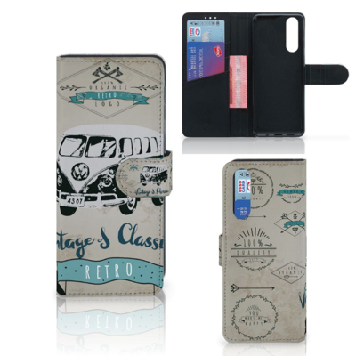 Sony Xperia 5 Telefoonhoesje met foto Retro VW Bus