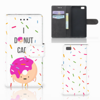 Huawei Ascend P8 Lite Book Cover Donut Roze - thumbnail