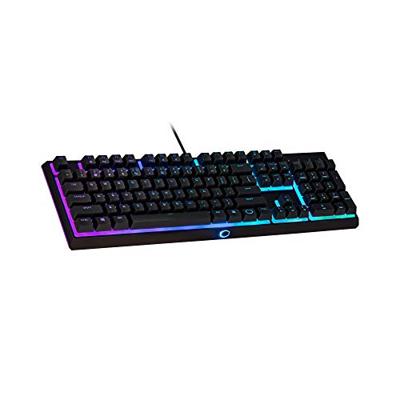 Cooler Master MasterKeys MK-110-KKMF1-DE Mem-Chanical gaming toetsenbord - hybride zwevende toetsen, 6-zones RGB verlichting, Verschillende Sneltoetsen, 26-toetsen anti-ghosting - Volledige DE QWERTZ lay-out