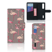 OPPO Find X2 Pro Telefoonhoesje met Pasjes Flamingo - thumbnail