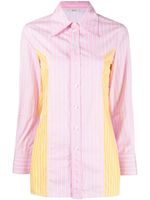 Céline Pre-Owned chemise colour block à rayures pre-owned - Rose