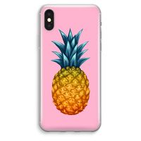 Grote ananas: iPhone XS Max Transparant Hoesje - thumbnail