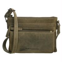 HIDE & STITCHES SCHOUDERTAS GROEN