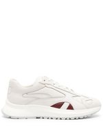 Bally baskets en cuir à lacets - Blanc