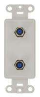 Leviton 40682-W CATV Video Decora Insert Inbouw Jack, Wit