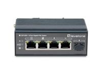 LevelOne IGP-0501 Gigabit Ethernet netwerkschakelaar (10/100/1000) Ethernet-verbinding, ondersteunt stroomvoorziening via deze poort (PoE) zwart