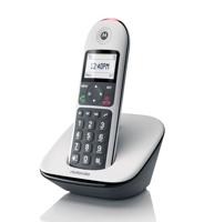 Motorola Voice - CD5001 digitale draadloze telefoon, oproepblokkering, versterking, handsfree met luidspreker, nachtmodus - wit