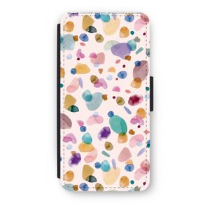 Terrazzo Memphis Pink: iPhone 8 Flip Hoesje