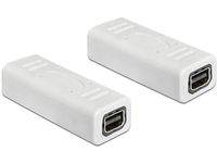 DeLOCK 65450 tussenstuk voor kabels mini Displayport Wit