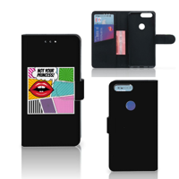 OnePlus 5T Wallet Case met Pasjes Popart Princess