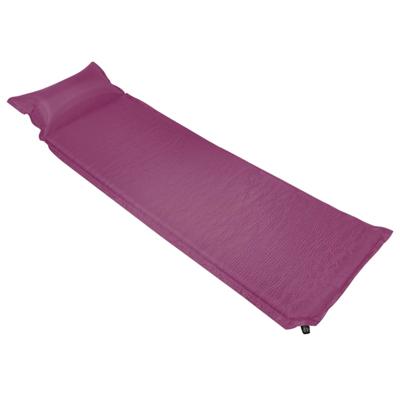 vidaXL Luchtmatras met kussen opblaasbaar 66x200 cm roze