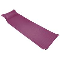 vidaXL Luchtmatras met kussen opblaasbaar 66x200 cm roze
