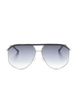 Isabel Marant Eyewear lunettes de soleil Enzo à monture pilote - Noir