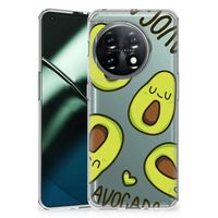 OnePlus 11 Telefoonhoesje met Naam Avocado Singing