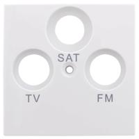 REV 0208640106 Televisie, radio, satelliet Afdekking Studio Wit - thumbnail