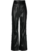 Nanushka pantalon Felina en cuir artificiel - Noir