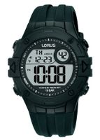 Lorus R2321PX9 Horloge Digitaal siliconen zwart 40 mm