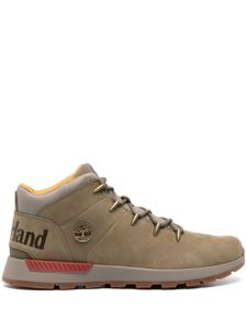 Timberland bottines en daim à patch logo - Vert