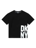 Dkny Kids t-shirt en coton à logo imprimé - Noir