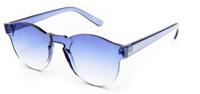 Kost zonnebril Trendy dames panto blauw (19 048)