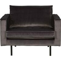 Fauteuil Rodeo velvet antraciet