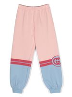 Gucci Kids pantalon de jogging à logo GG - Rose