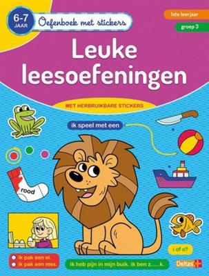 Deltas oefenboek met stickers - leuke leesoefeningen 6-7 j. Deltas oefenboek met stickers - leuke leesoefeningen 6-7 j.