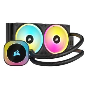 Corsair H100I Processor Kit voor vloeistofkoeling 12 cm Zwart