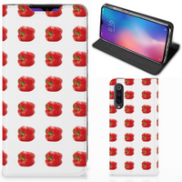 Xiaomi Mi 9 Flip Style Cover Paprika Red - thumbnail