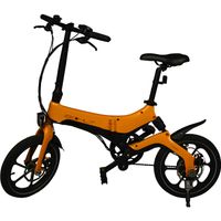 Elektrische vouwfiets X160 oranje - thumbnail