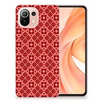 Xiaomi Mi 11 Lite | 11 Lite 5G NE TPU bumper Batik Rood - thumbnail