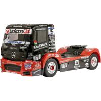 Tamiya Tankpool 24 Mercedes Actros radiografisch bestuurbaar model Truck met aanhangwagen Elektromotor 1:14 - thumbnail