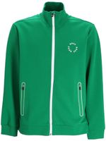 BOSS sweat zippé à logo imprimé - Vert