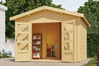 Karibu | Svenson Buitensauna | Kachel 9 kW Externe Bediening