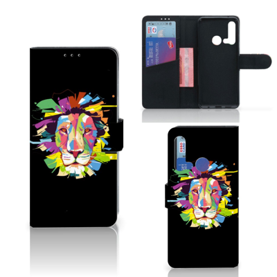 Huawei P20 Lite (2019) Leuk Hoesje Lion Color