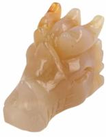 Agaat Drakenschedel (50 mm)