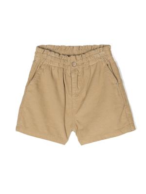 Knot Sadie ribfluwelen shorts - Beige