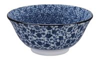 Blauw/Witte Kom - Mixed Bowls - 15 x 7cm 500ml