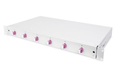 Digitus DN-96330-4 Glasvezel-patchpaneel 6 poorten LC 1 HE