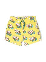 Stella McCartney Kids short de bain à imprimé graphique - Jaune