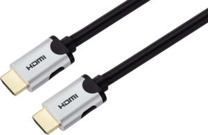 SpeaKa Professional SP-9063172 HDMI-kabel HDMI Aansluitkabel HDMI-A-stekker, HDMI-A-stekker 2.00 m Zwart 8K UHD