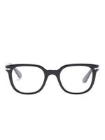 Persol lunettes de vue carrées à logo imprimé - Noir