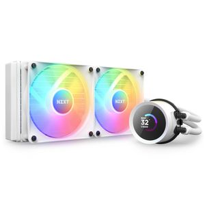 NZXT Kraken 240 RGB Processor Alles-in-één vloeistofkoeler 12 cm Wit 1 stuk(s)