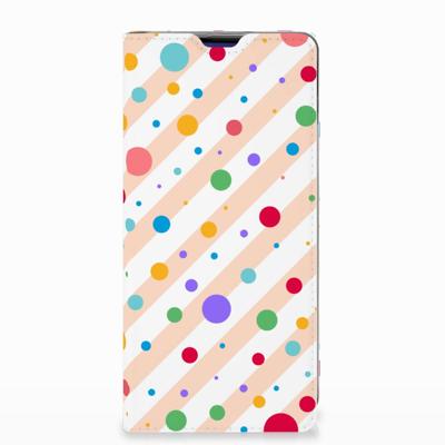 Samsung Galaxy S10 Plus Hoesje met Magneet Dots Samsung Galaxy S10 Plus Hoesje met Magneet Dots