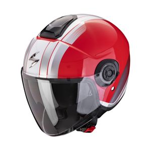 SCORPION EXO-City II Vel, Jethelm of scooter helm, Rood-Wit